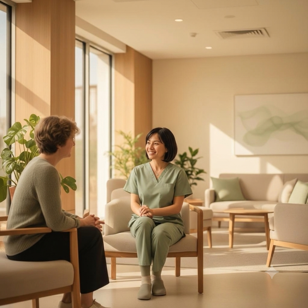 A warm, welcoming consultation at CareNova clinic